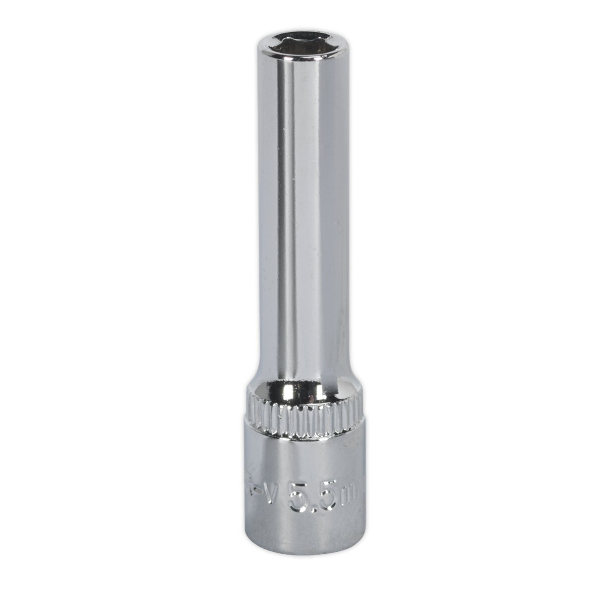 WallDrive® Socket 5.5mm Deep 1/4"Sq Drive Fully Polished
