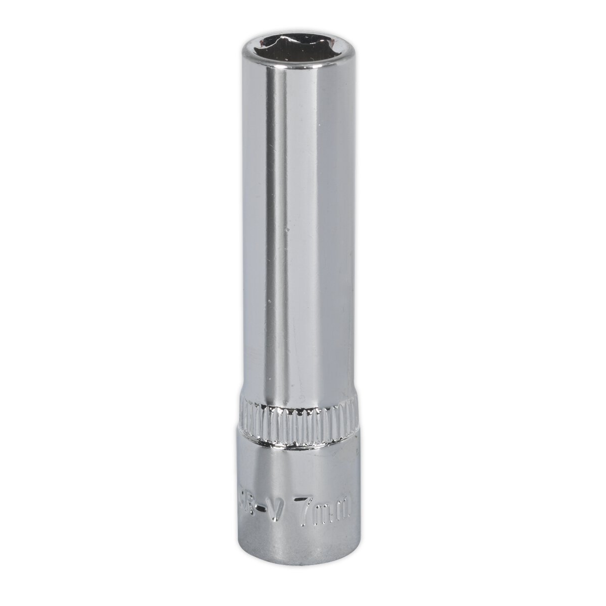 WallDrive® Socket 7mm Deep 1/4"Sq Drive Fully Polished