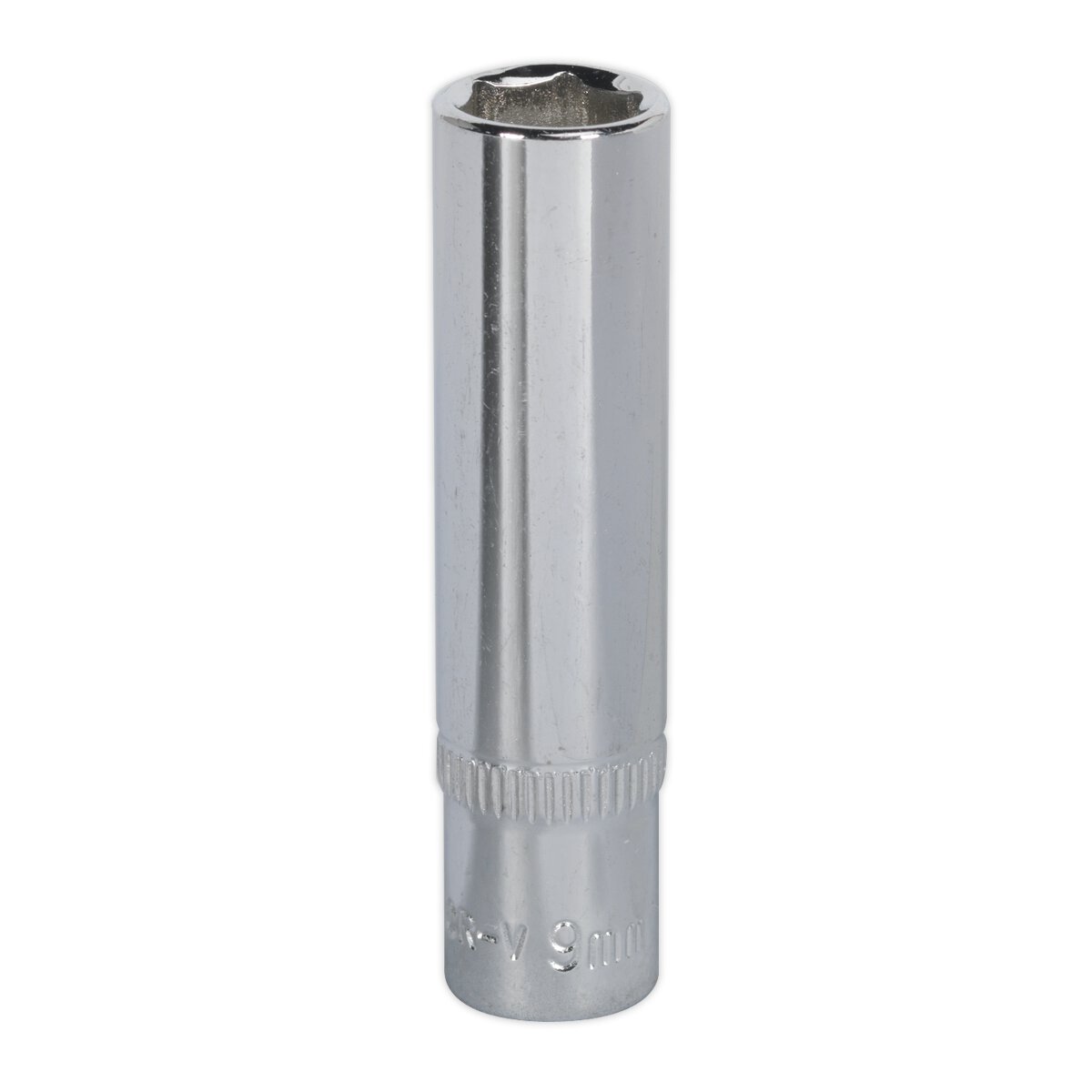 WallDrive® Socket 9mm Deep 1/4"Sq Drive Fully Polished