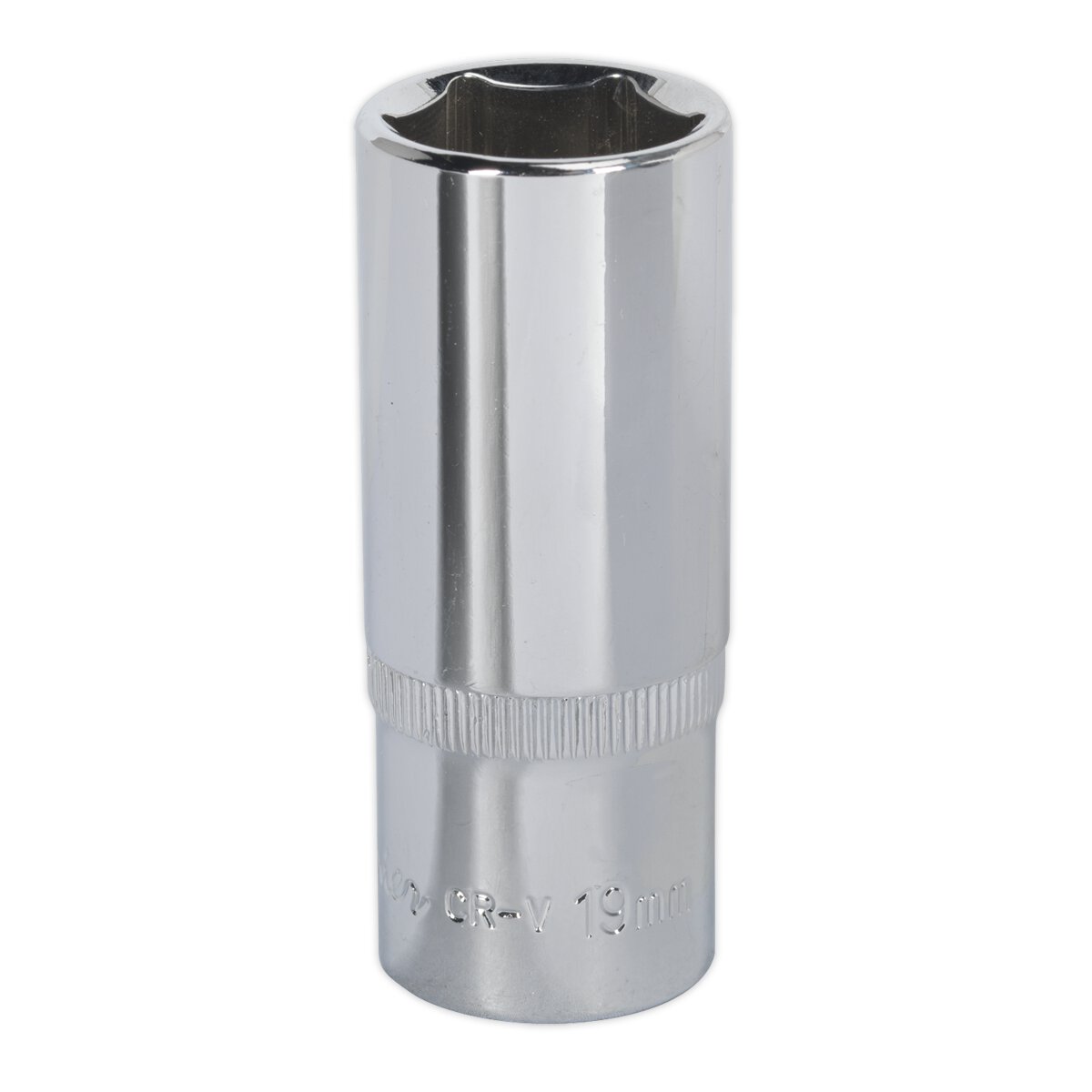 WallDrive® Socket 19mm Deep 3/8"Sq Drive Fully Polished