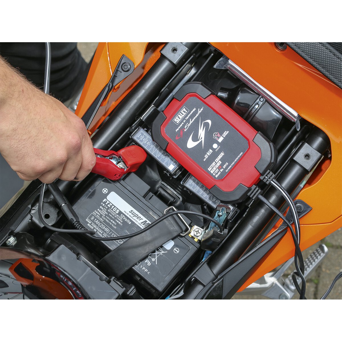 Schumacher® Intelligent Speed Charge Battery Charger 1A 6/12V