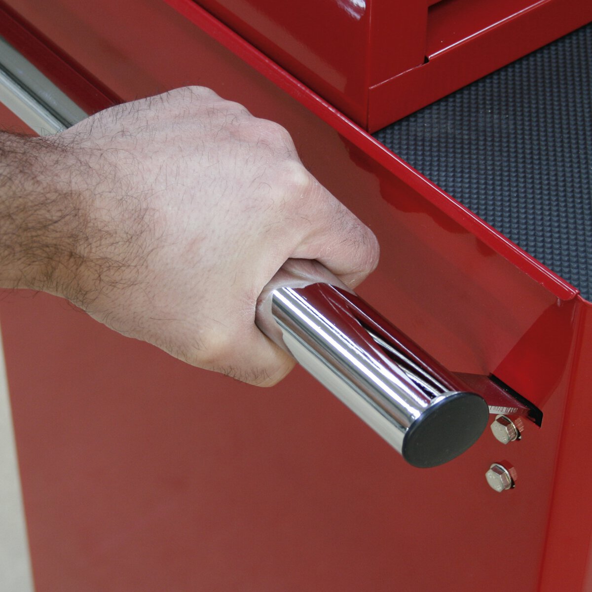 Tool Chest Combination 14 Drawer with Ball Bearing Slides - Red & 1179pc Tool Kit
