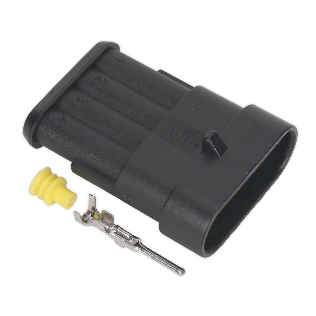Superseal Male Connector 4-Way Pack of 3