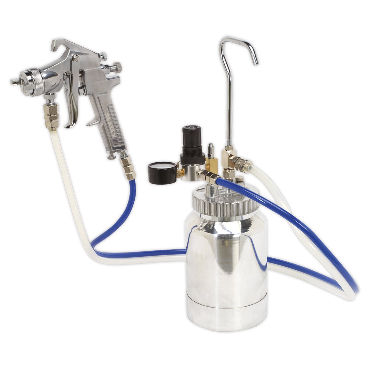 Pressure Pot System with Spray Gun & Hoses 1.8mm Set-Up