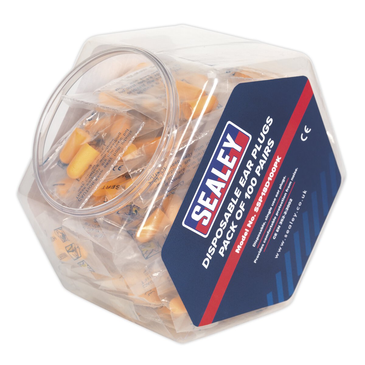 Ear Plugs Disposable Pack of 100 Pairs