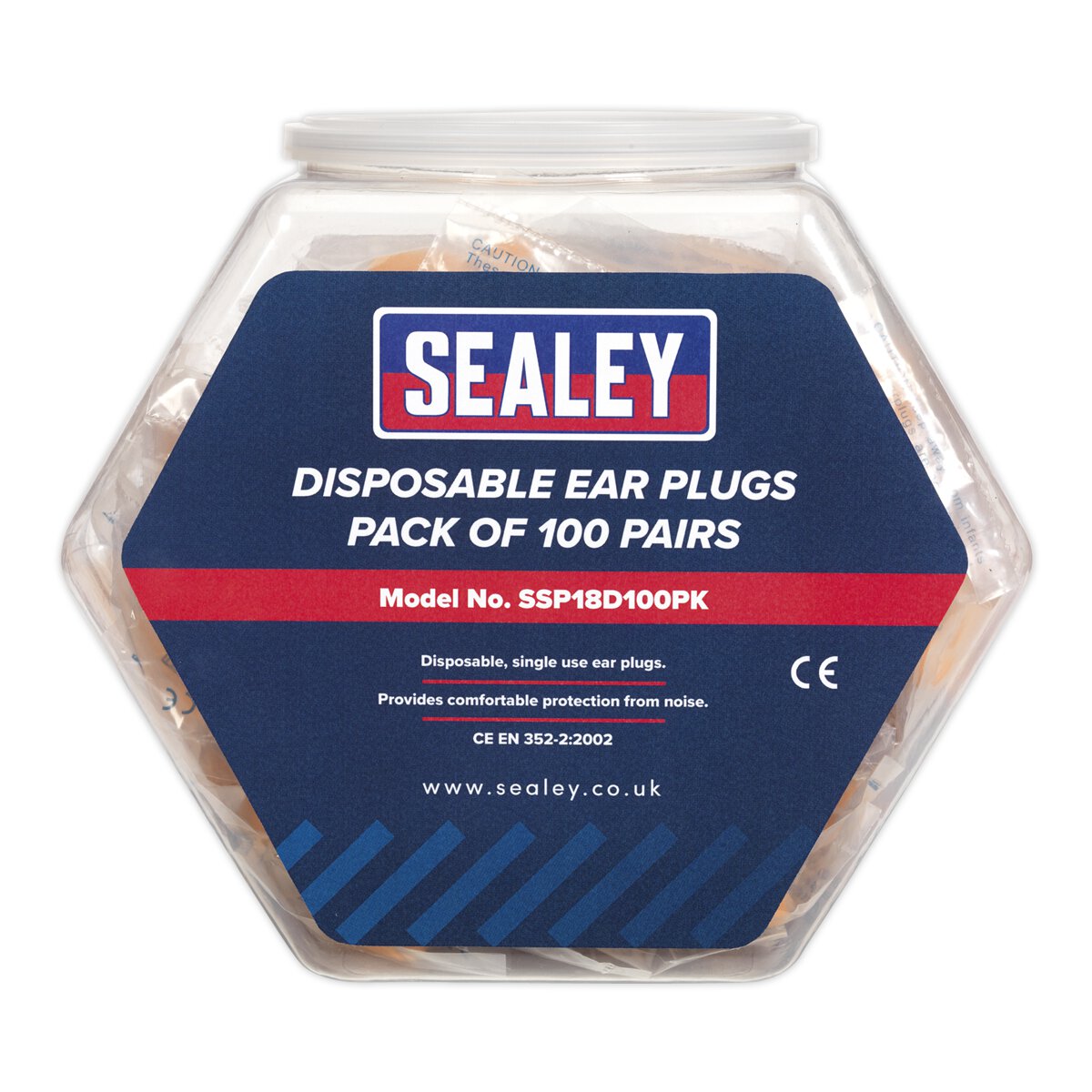 Ear Plugs Disposable Pack of 100 Pairs