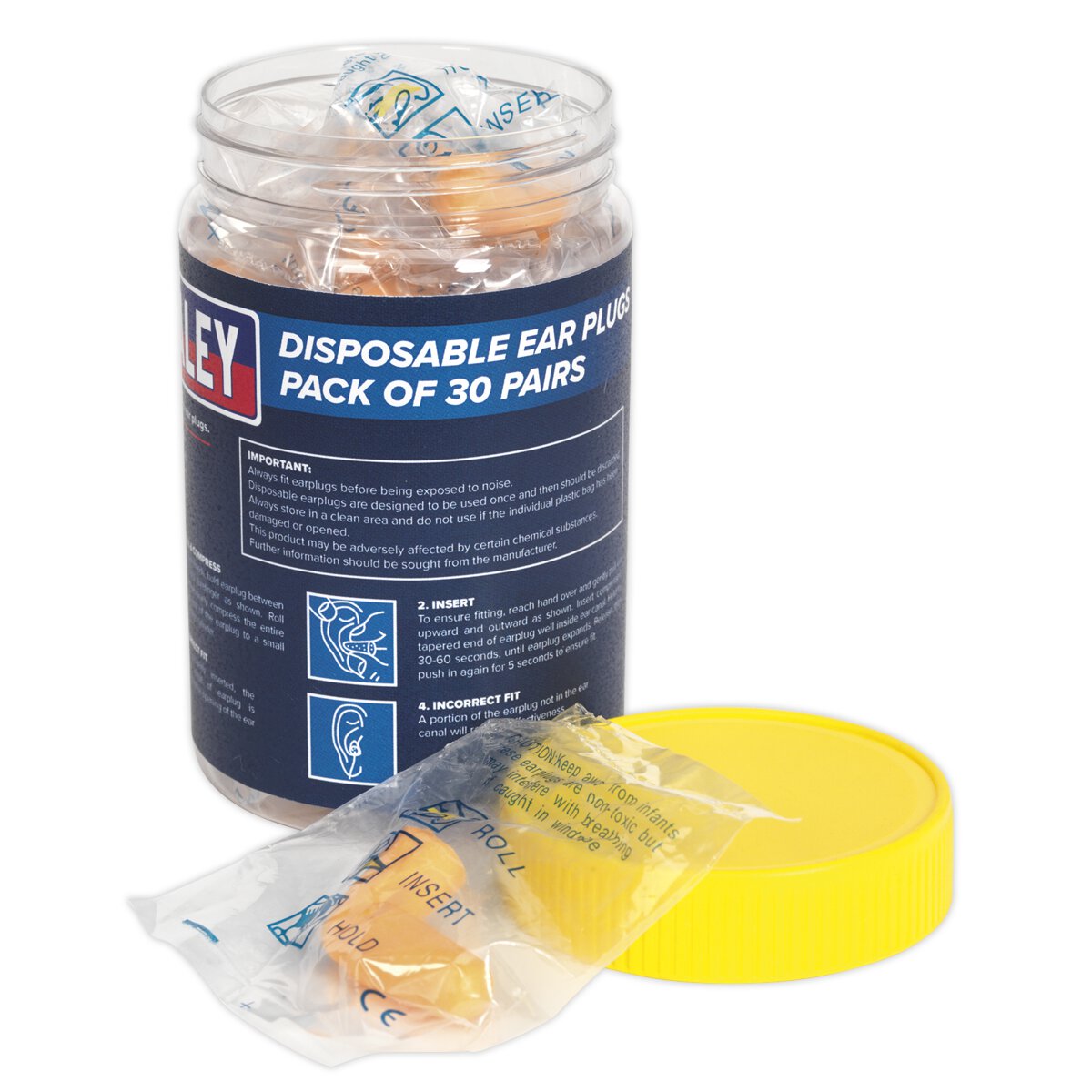 Ear Plugs Disposable Pack of 30 Pairs