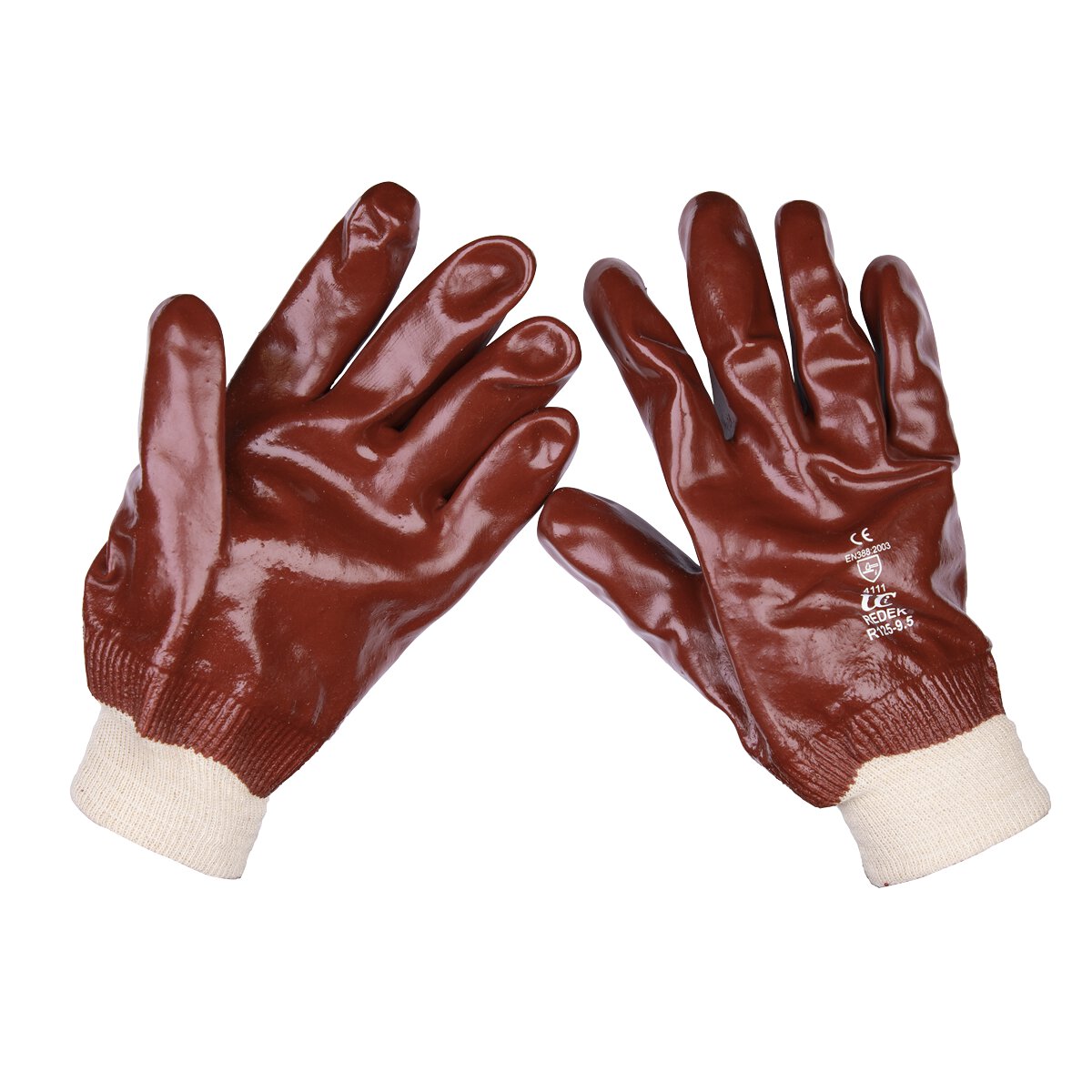 General Purpose PVC Gloves Knitted Wrist Pair