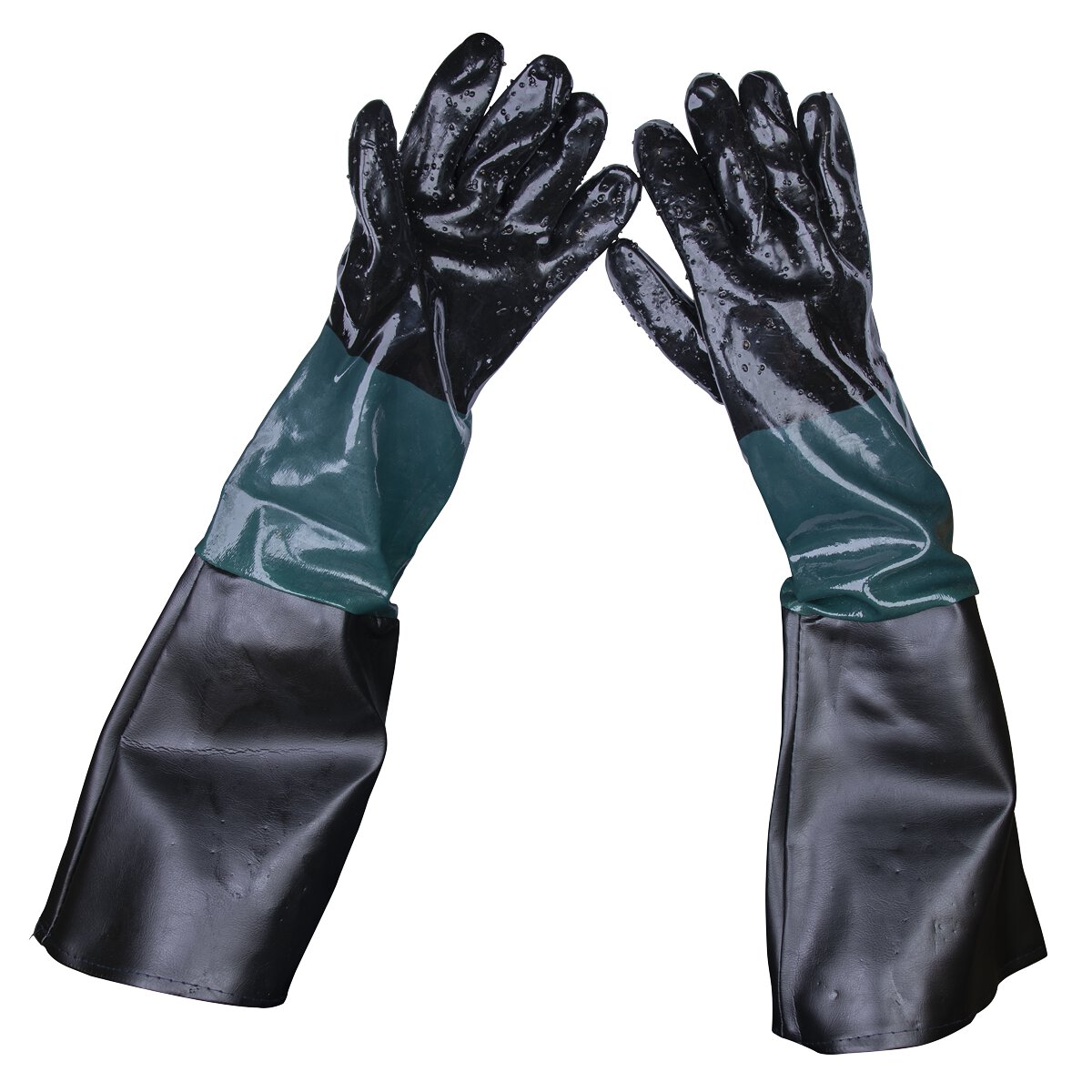 Shot Blasting Gauntlets 585mm Cuffed Pair