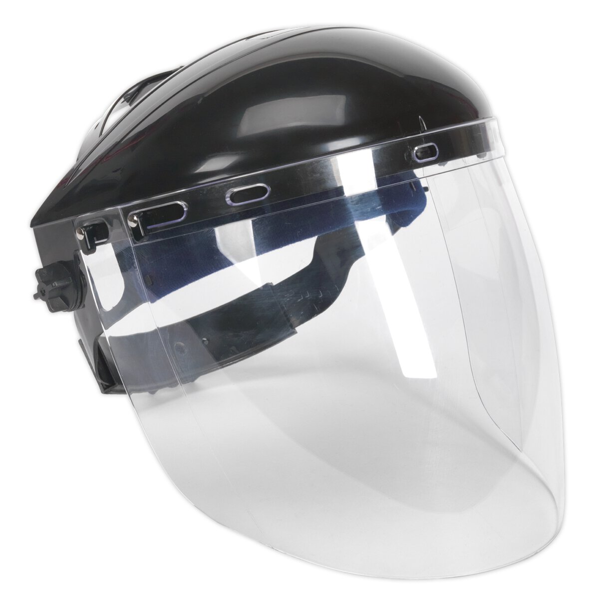 Deluxe Brow Guard with Aspherical Polycarbonate Full Face Shield