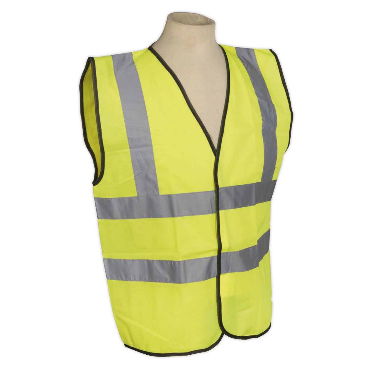 High Visibility Waistcoat EN ISO 20471 Extra Large