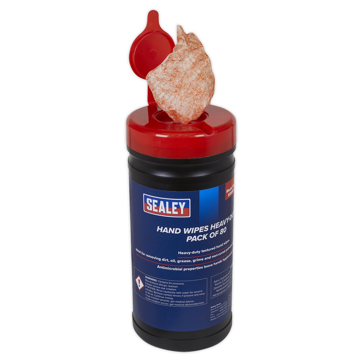 Hand Wipes Heavy-Duty Pack of 80
