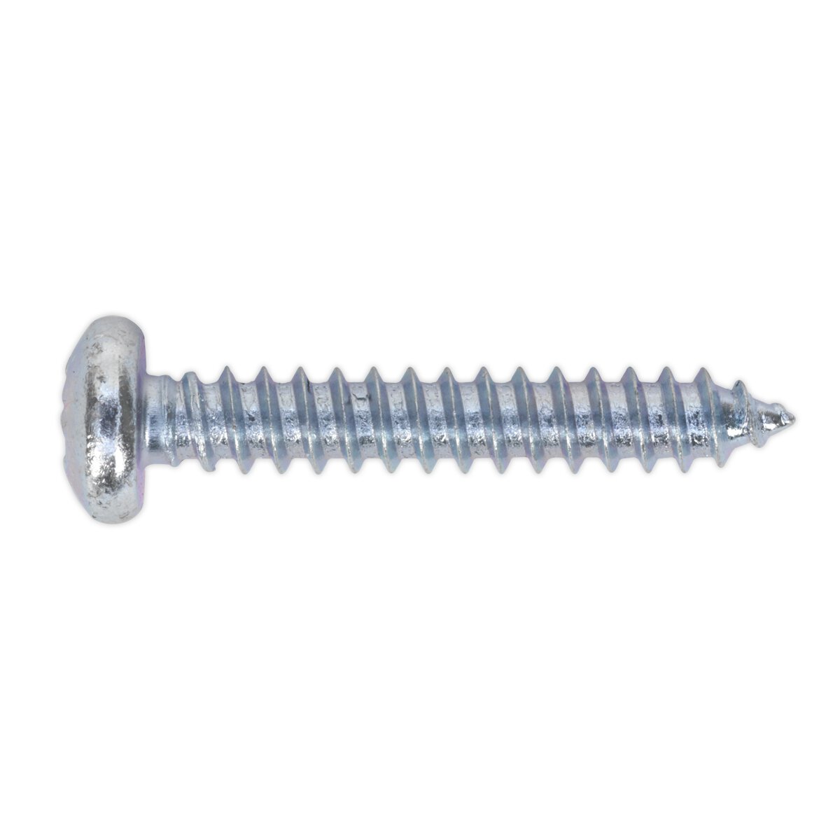 Self Tapping Screw 4.2 x 25mm Pan Head Pozi Zinc DIN 7981CZ Pack of 100