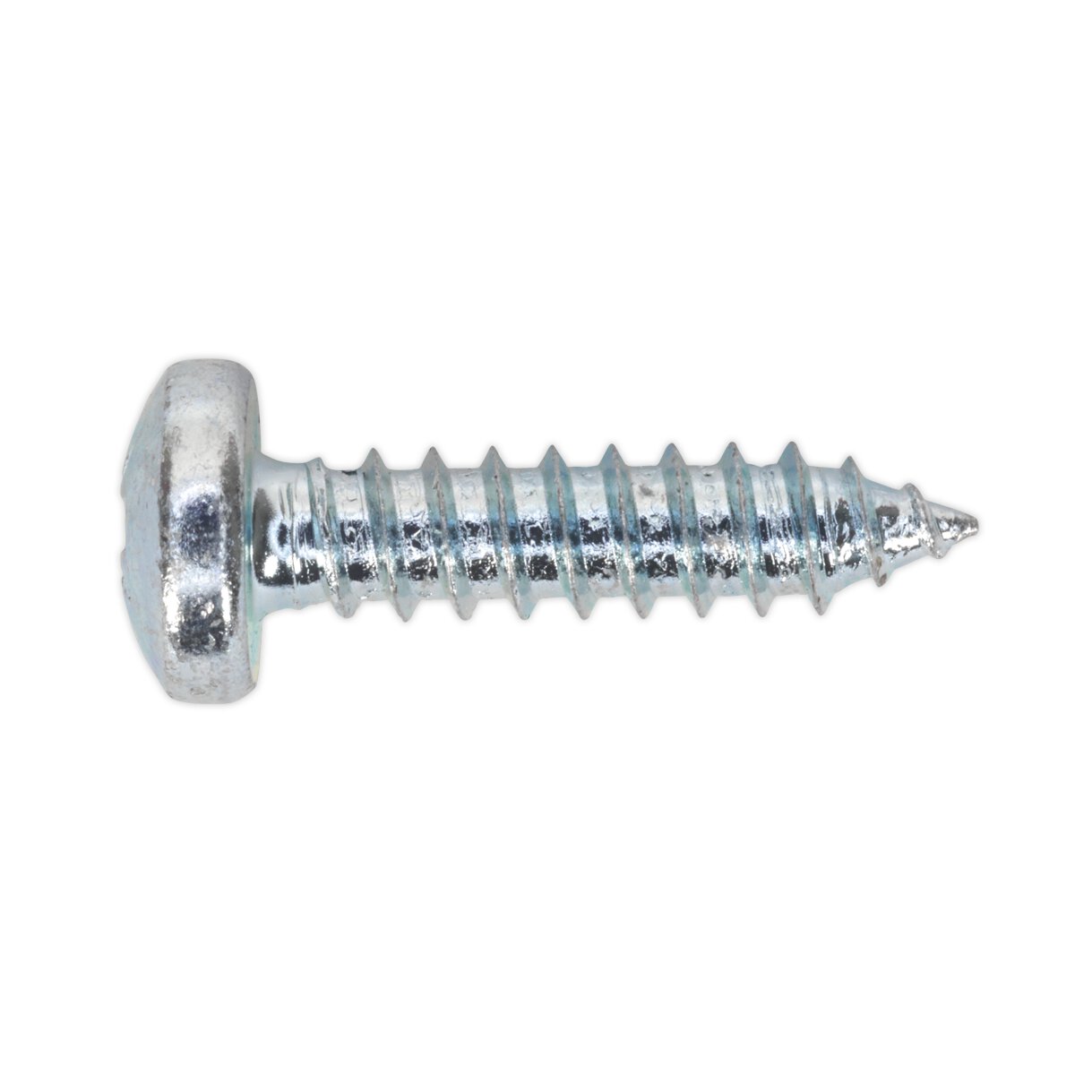 Self Tapping Screw 4.8 x 19mm Pan Head Pozi Zinc DIN 7981CZ Pack of 100