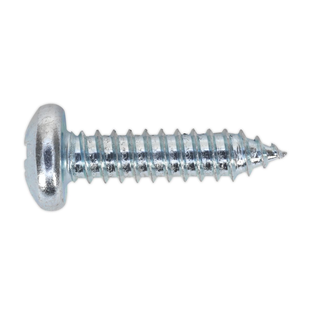 Self Tapping Screw 6.3 x 25mm Pan Head Pozi Zinc DIN 7981CZ Pack of 100