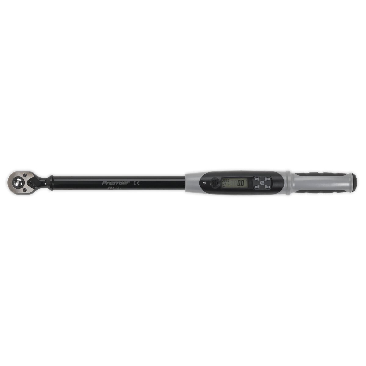 Angle Torque Wrench Digital 1/2"Sq Drive 20-200Nm(14.7-147.5lb.ft) Black Series