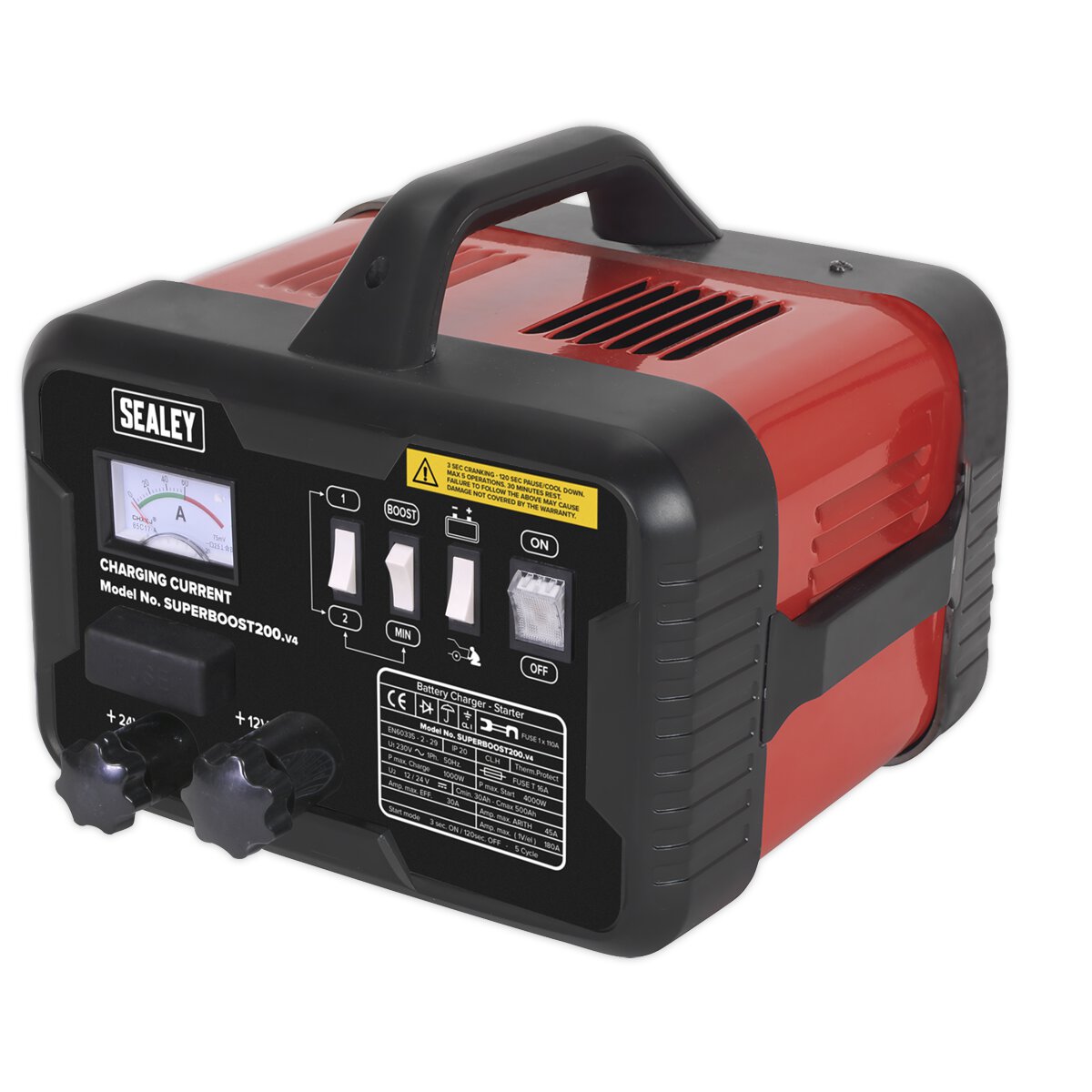 Starter/Charger 200/45Amp 12/24V 230V