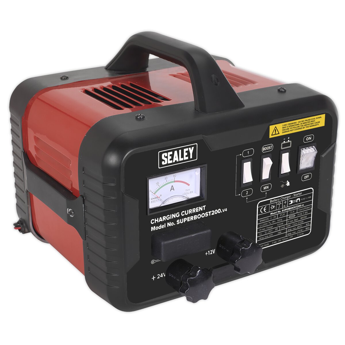 Starter/Charger 200/45Amp 12/24V 230V