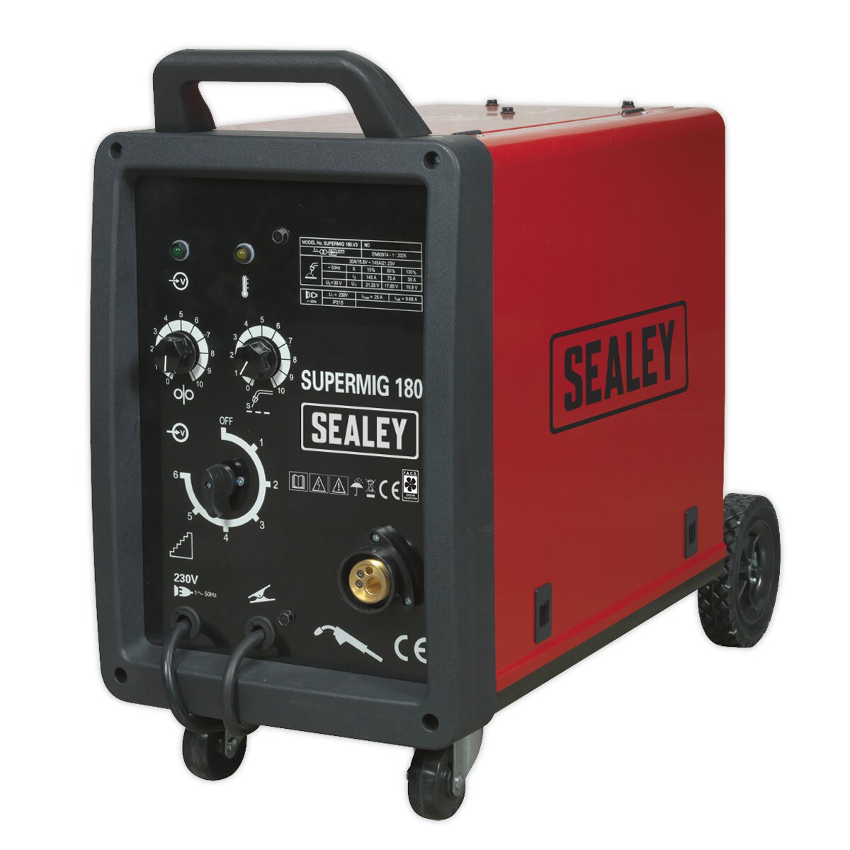 Professional MIG Welder 180A 230V with Binzel® Euro Torch