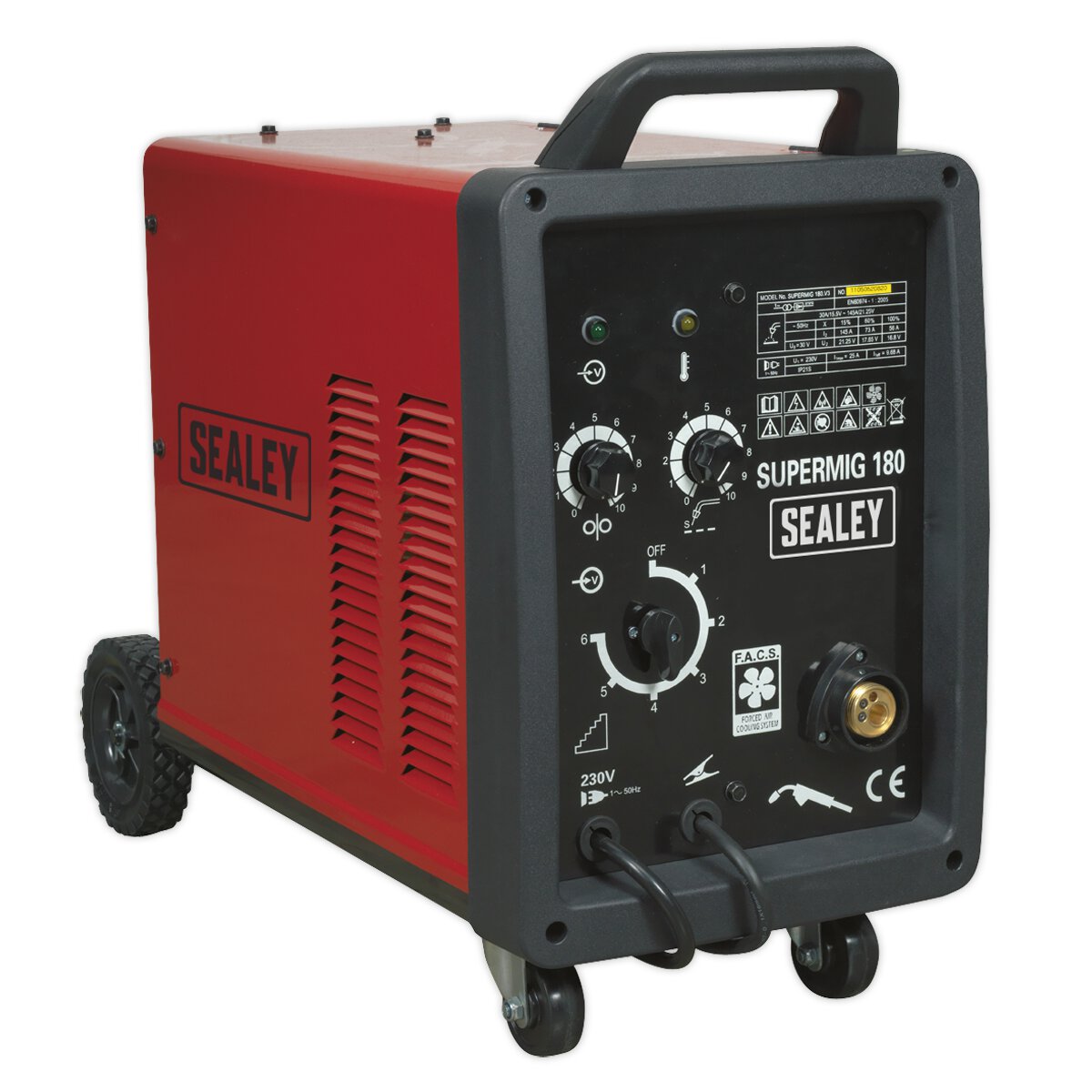 Professional MIG Welder 180A 230V with Binzel® Euro Torch