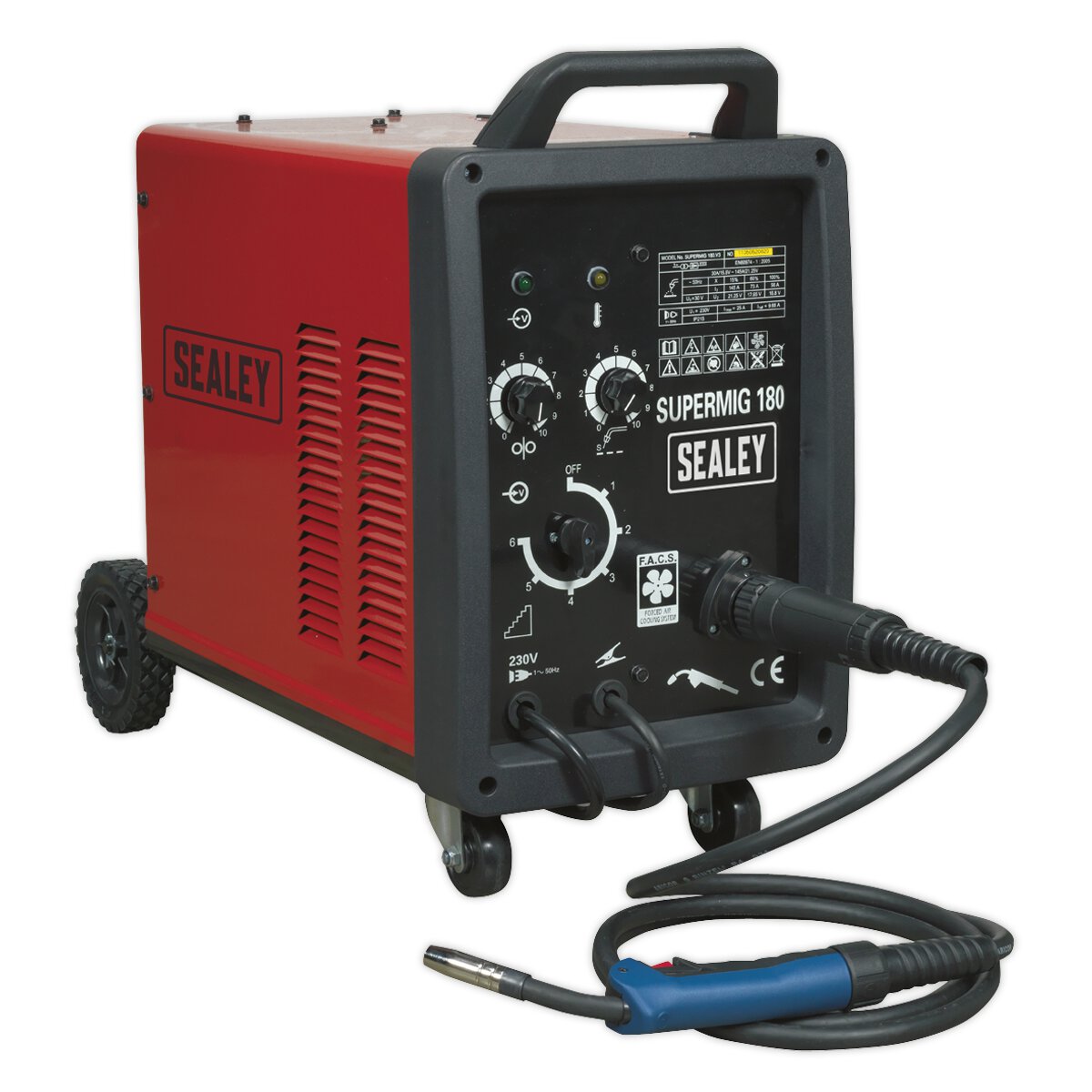 Professional MIG Welder 180A 230V with Binzel® Euro Torch