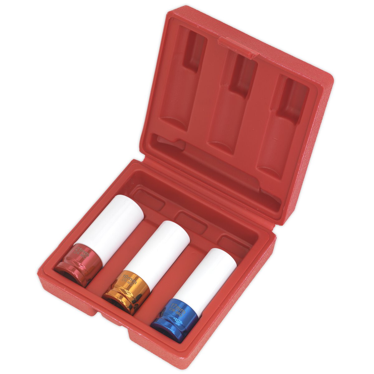 Alloy Wheel Impact Socket Set 3pc 1/2"Sq Drive