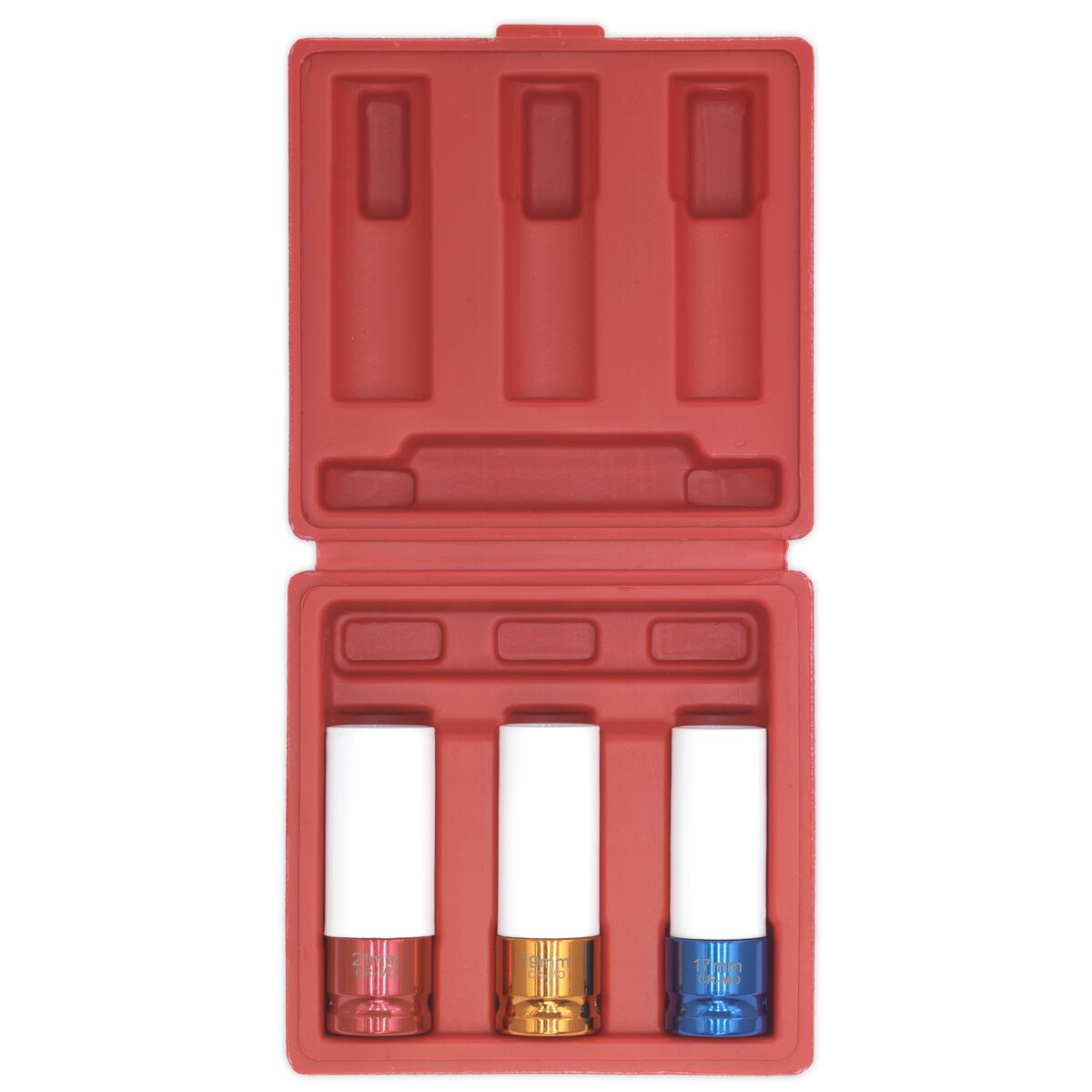 Alloy Wheel Impact Socket Set 3pc 1/2"Sq Drive