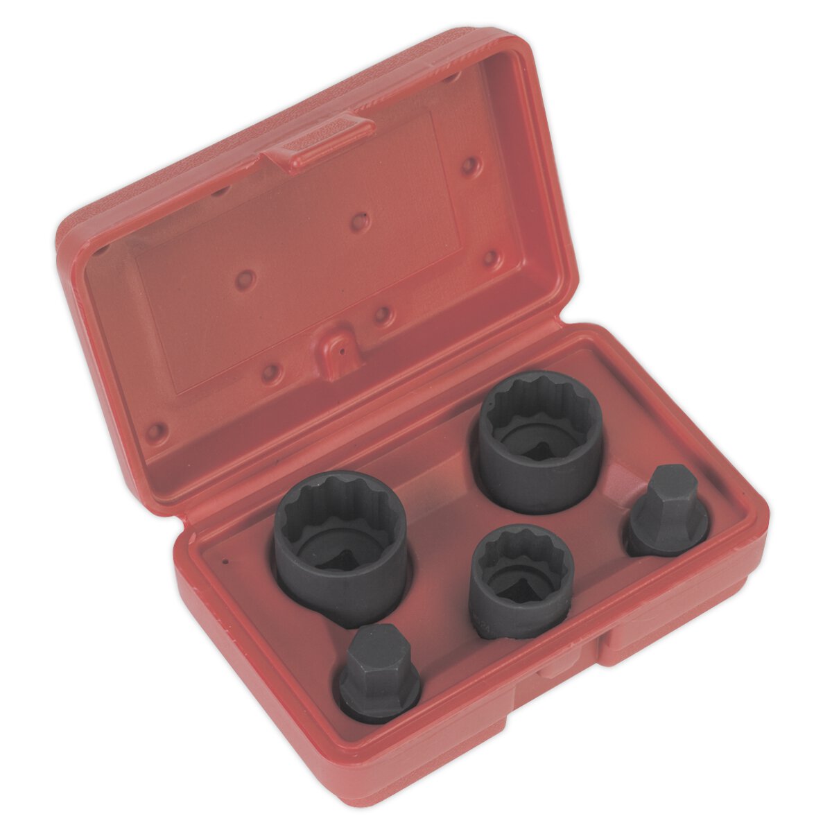 Impact Hub Socket & Socket Bit Set 5pc 12-Point 1/2
