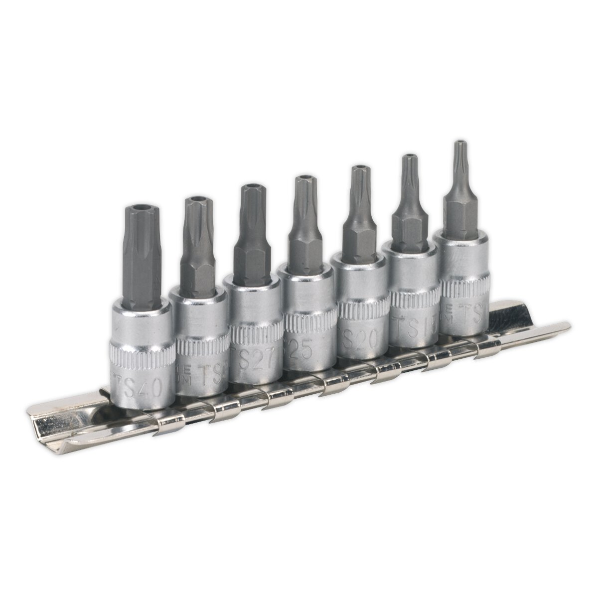 TRX-TS* Security Socket Bit Set 7pc 1/4"Sq Drive