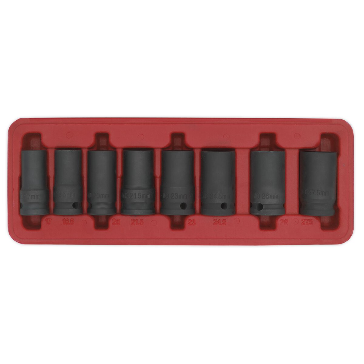 Locking Wheel Nut Removal Set 8pc 1/2"Sq Drive