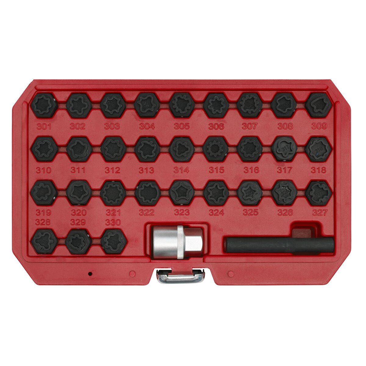 Locking Wheel Nut Key Set 32pc - Mercedes