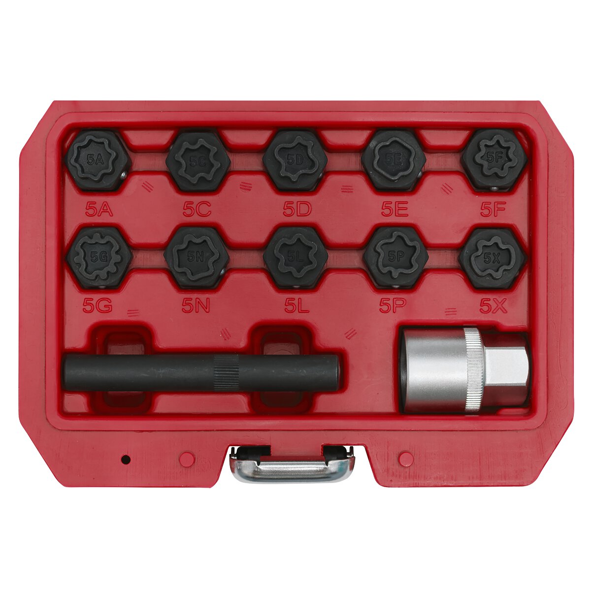 Locking Wheel Nut Key Set 12pc - Mercedes