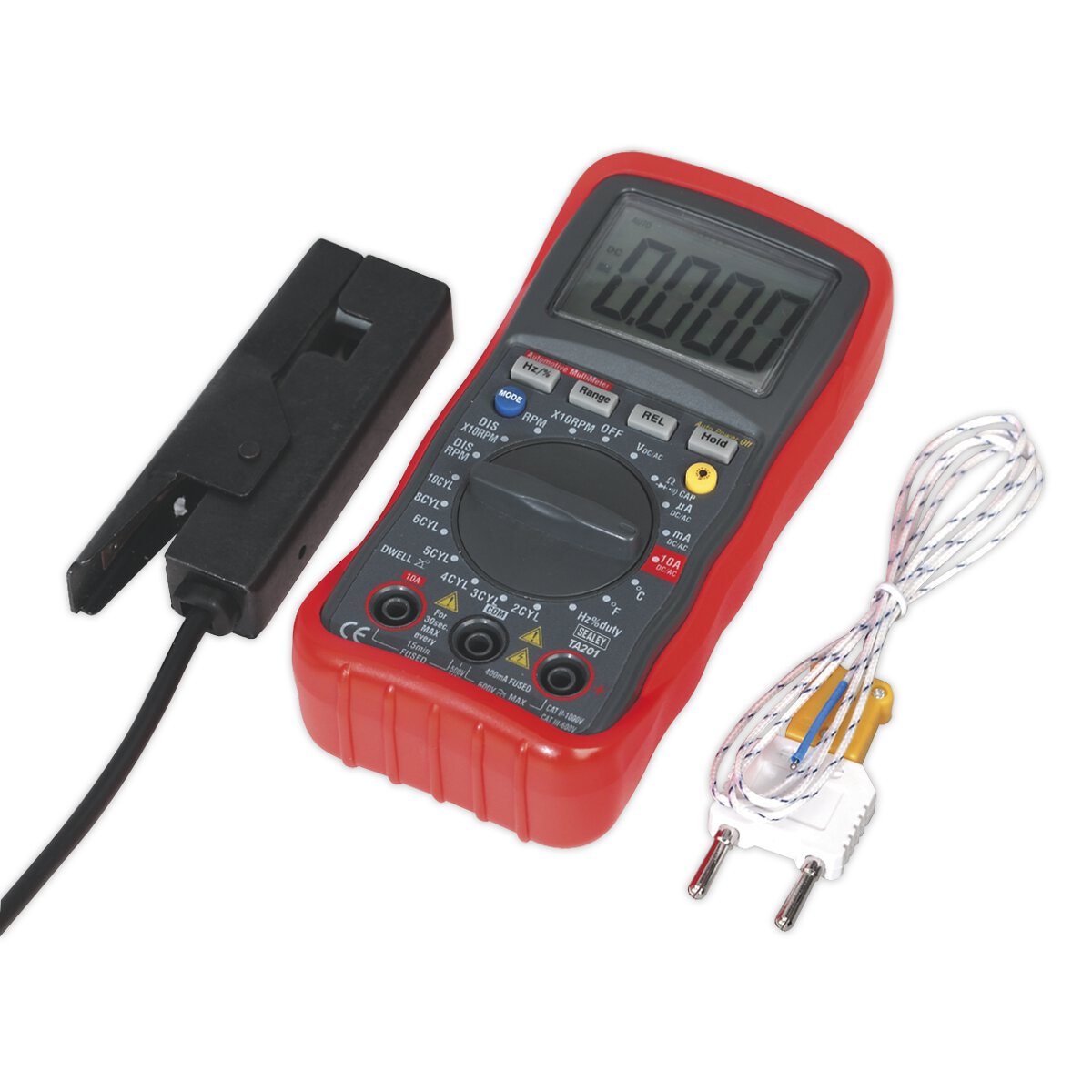 Digital Automotive Analyser 13 Function with Inductive Coupler