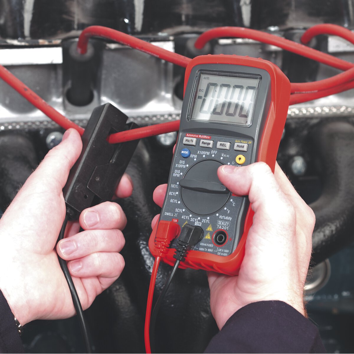 Digital Automotive Analyser 13 Function with Inductive Coupler
