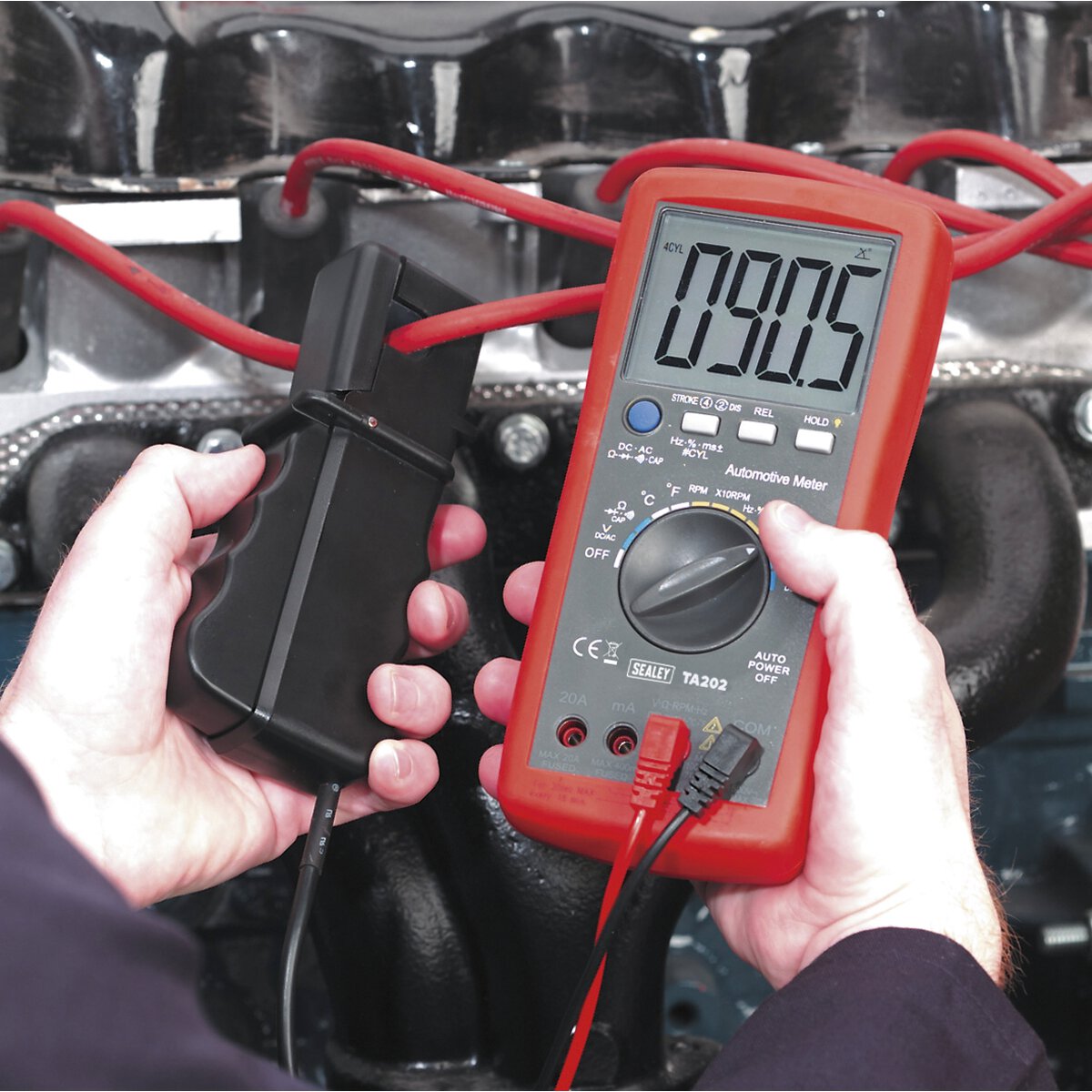 Digital Automotive Analyser 14 Function with Inductive Coupler