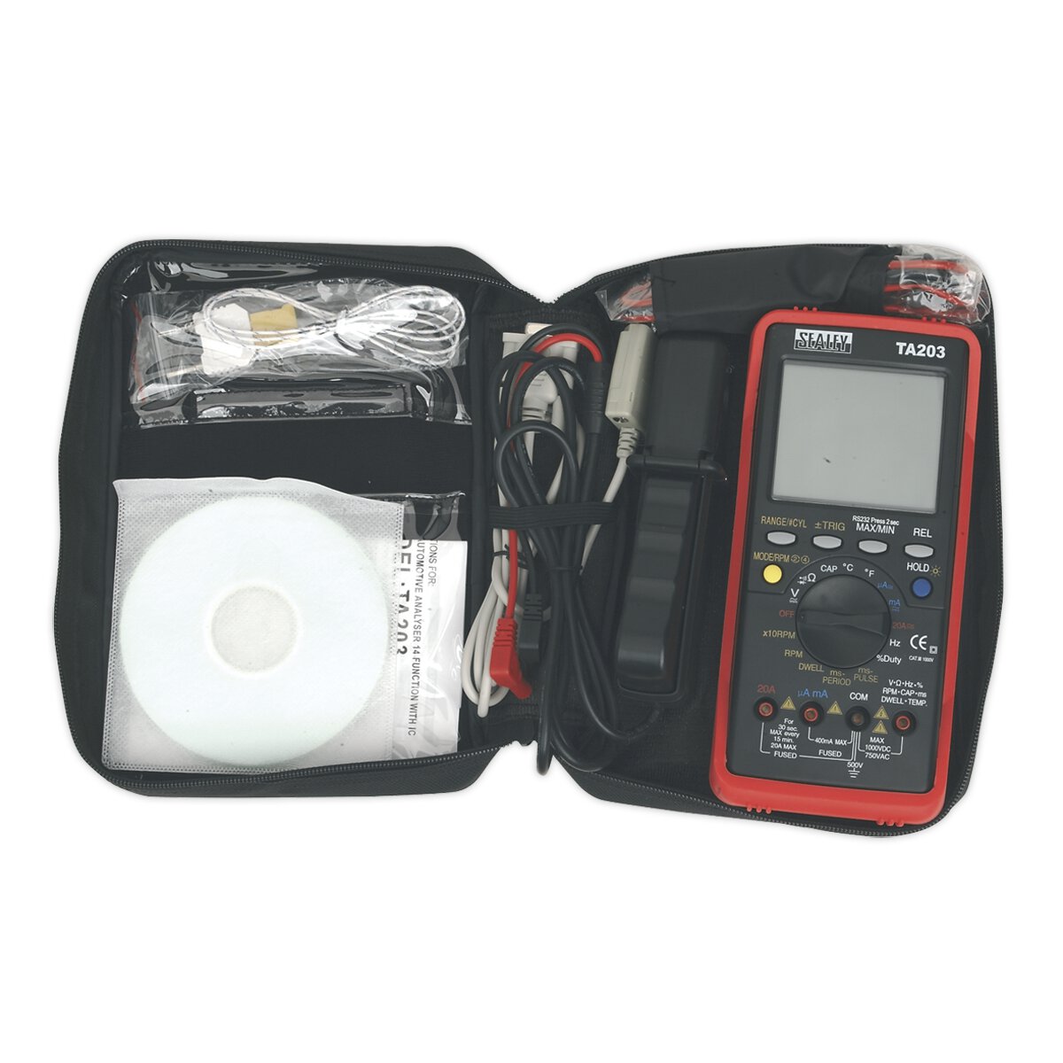Digital Automotive Multimeter 15 Function Bar Graph/PC Link