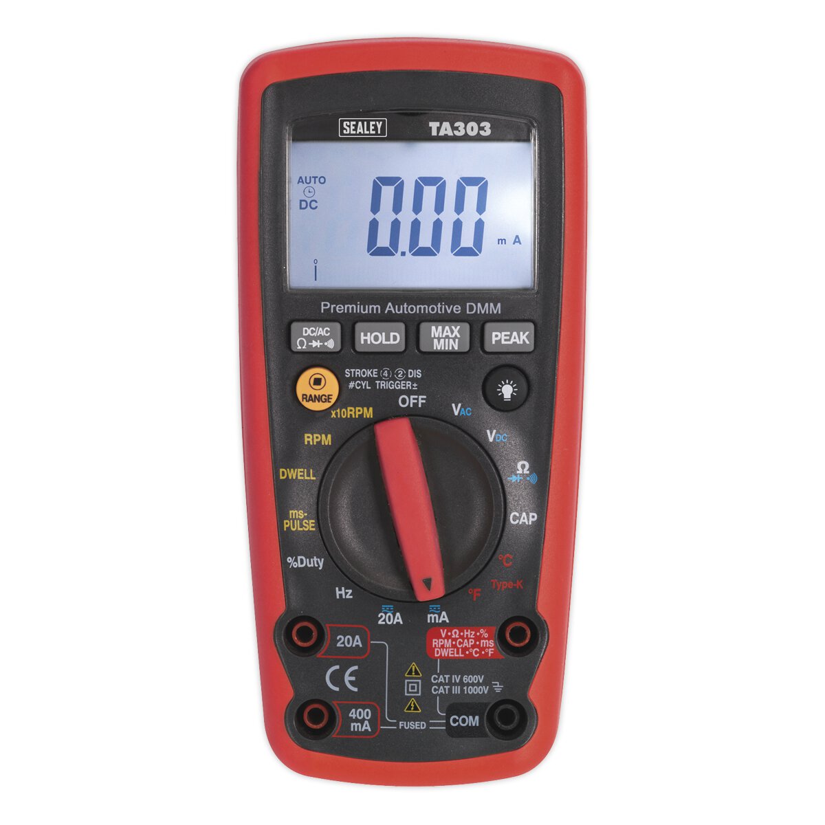 Digital Automotive Analyser 14 Function with Inductive Coupler