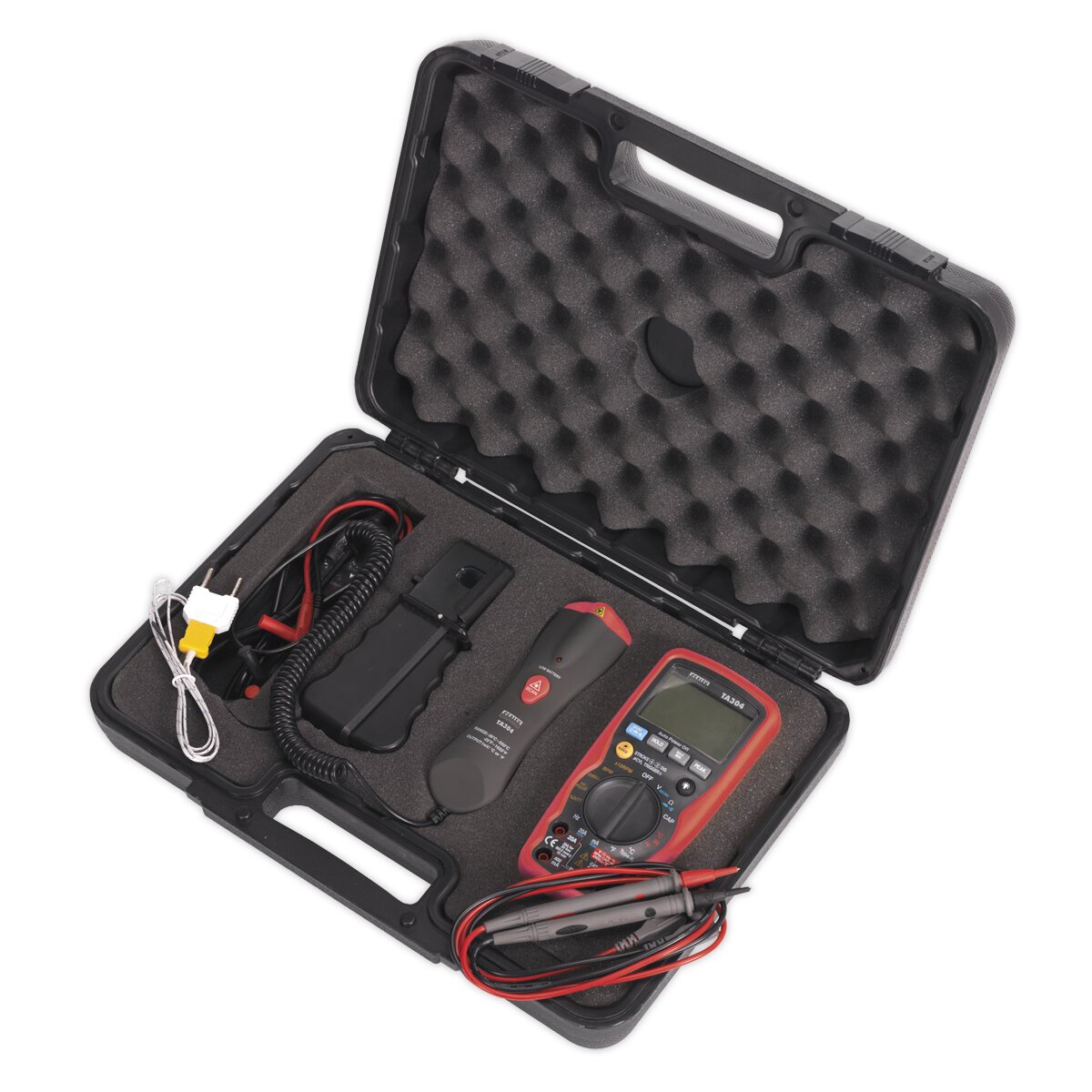 Digital Automotive Analyser 15 Function with Inductive Coupler/Infrared Temperature Probe