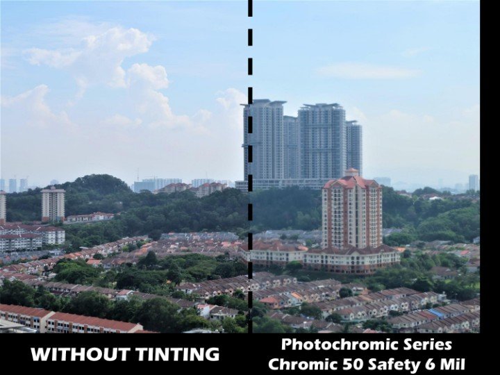 CAMO FILM PHOTOCHROMIC CHROMIC 50 SERIES / CHROMIC 50 (Safety 6 MIL)