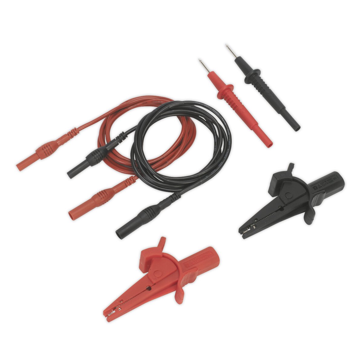 Automotive Test Lead & Crocodile Clip Set 6pc | Building Materials Online