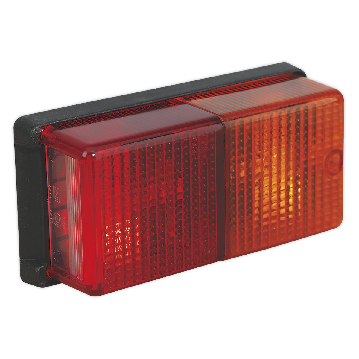 Rear Rectangular Lamp Cluster 4-Function 12V with Bulbs