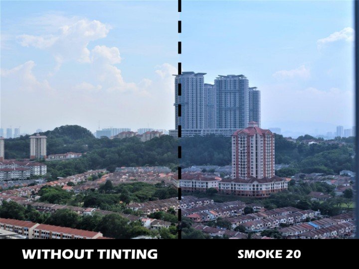 CAMO FILM Commercial Window & Residential Film SMOKE 20