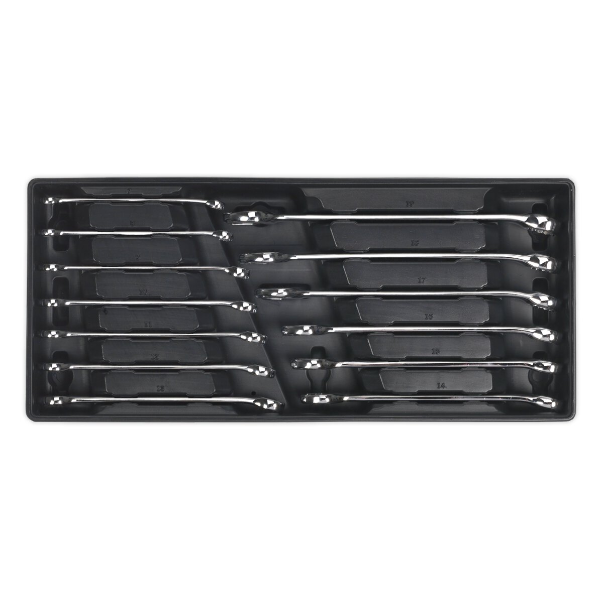Tool Tray with Combination Spanner Set 13pc Metric
