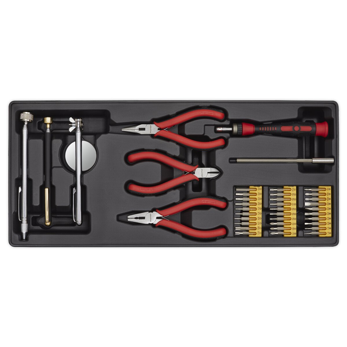 Tool Tray with Precision & Pick-Up Tool Set 38pc