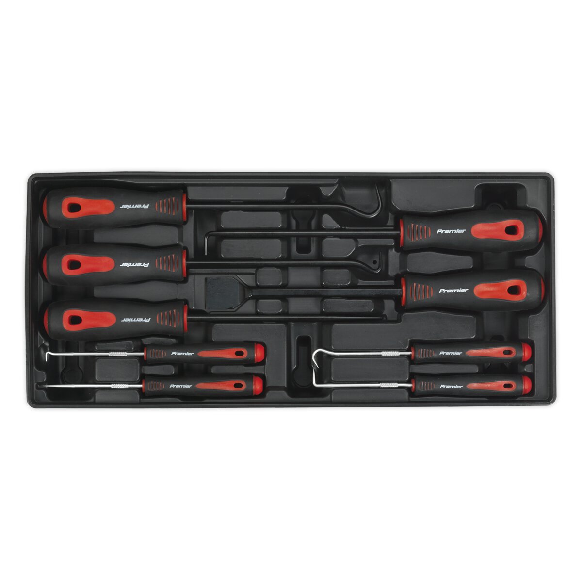 Tool Tray with Scraper & Hook Set 9pc