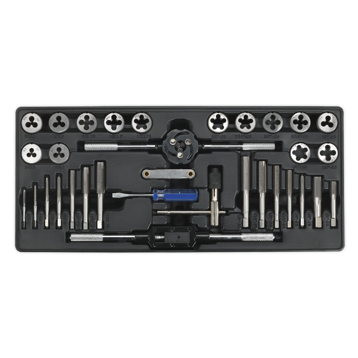 Tool Tray with Tap & Die Set 33pc