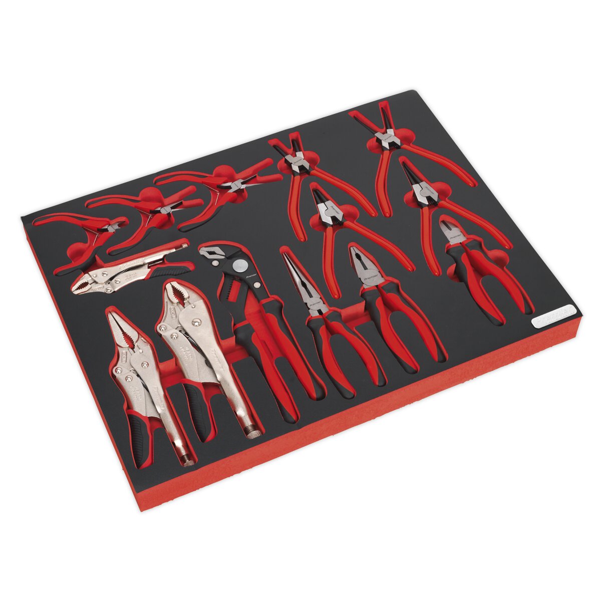 Tool Tray with Pliers Set 14pc