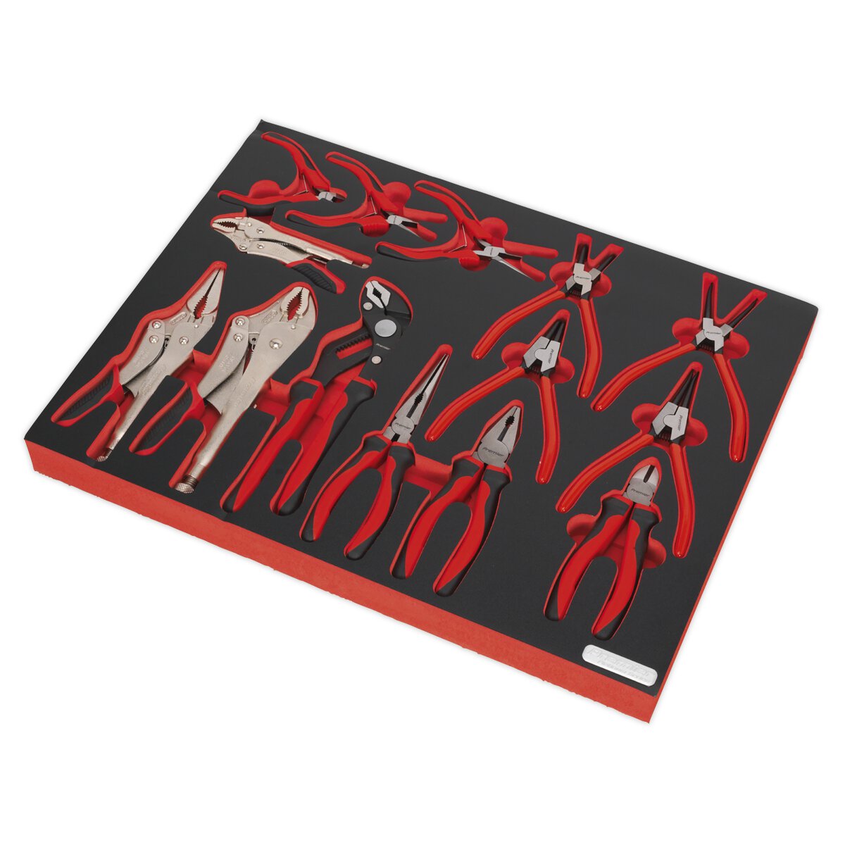 Tool Tray with Pliers Set 14pc