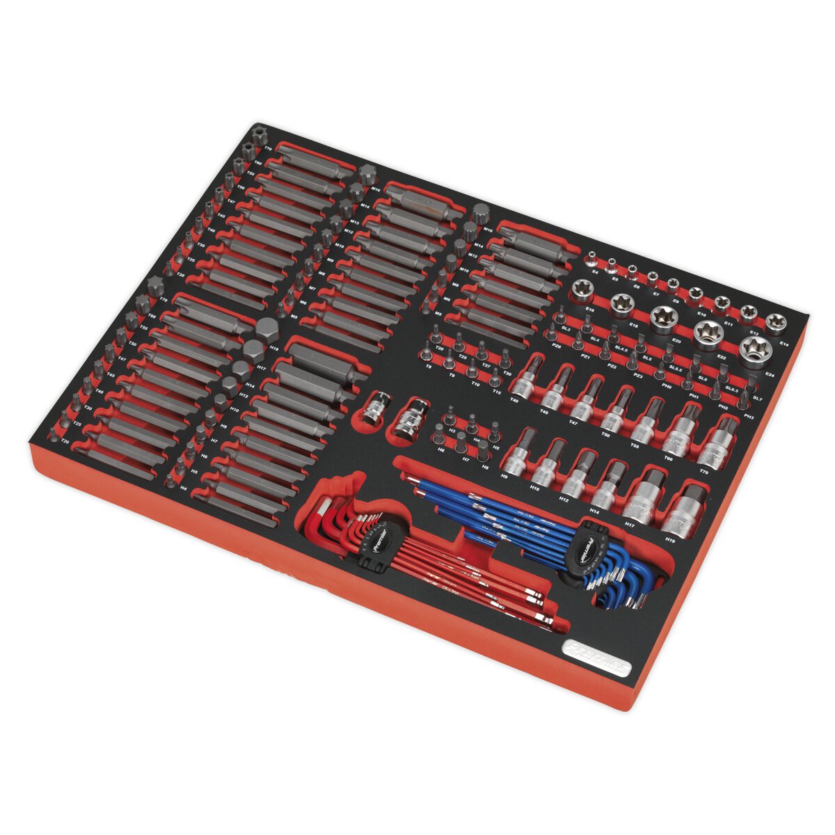 Tool Tray with Specialised Bits & Sockets 177pc