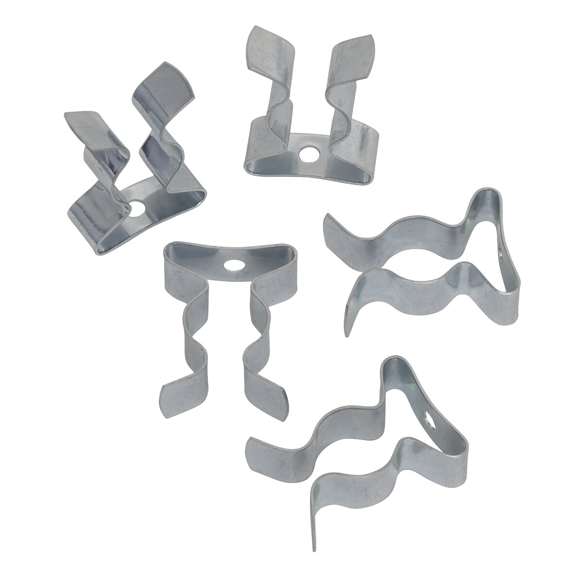 Spring Steel Retention Clip 10-12mm (3/8") Pack of 25